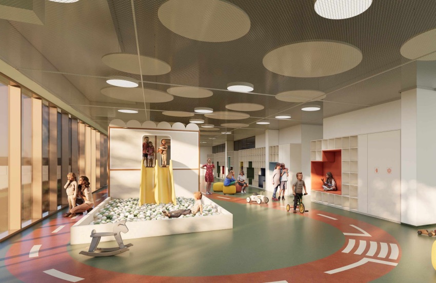 stanza con giochi al family hotel vinilia alle terme olimia in slovenia