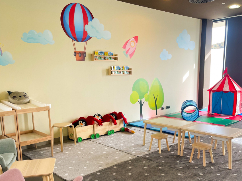 sala giochi per bambini piccoli all' hotel well terme tuhelj croazia