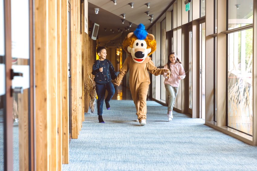 mascotte delle terme olimia in slovenia per bambini